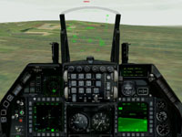 ...I re-engage the TFR and switch master modes to air-to-air.