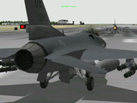 The tower clears our flight for departure...