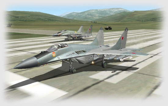 ....the Commander in 88 Grey, then Vasily in 58 Red, slammed throttles against the stops and sent their MiGs rocketing down the runway.