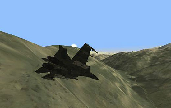 Mountain flying is most impressive.