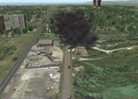 ...spewing death over the area...
