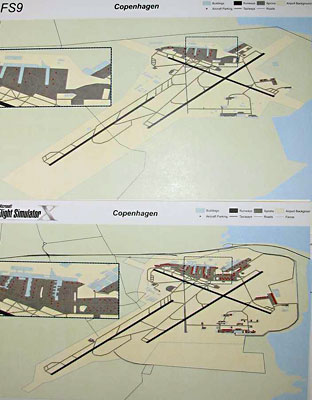 Copenhagen - in FS9 and FSX