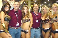 Chunx and 20mm with friends at the 2005 E3Expo.