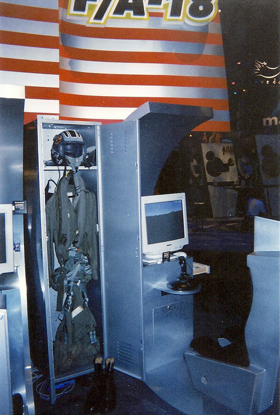 Jane's F/A-18 demo area at E3.