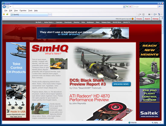New Homepage