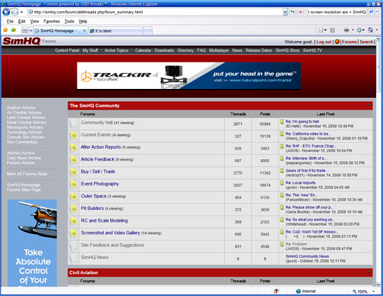 Stylesheet SimHQ_light