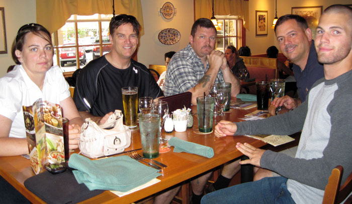 Panther, Chipwich, Magnum, Chunx and ConManly. Joe was still on the plane headed for LA.