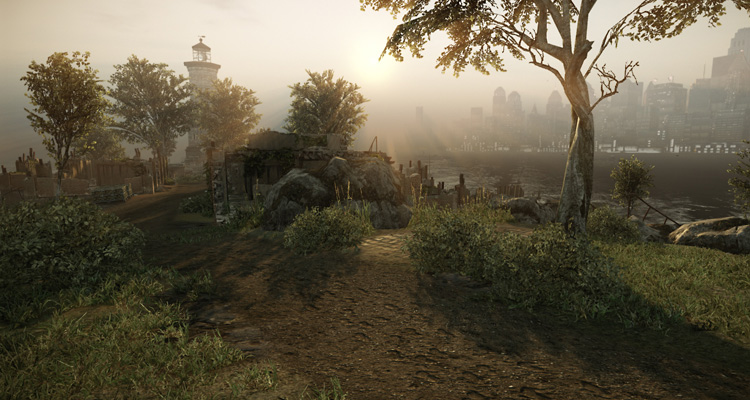 The lighthouse view. The serenity doesn't last long.