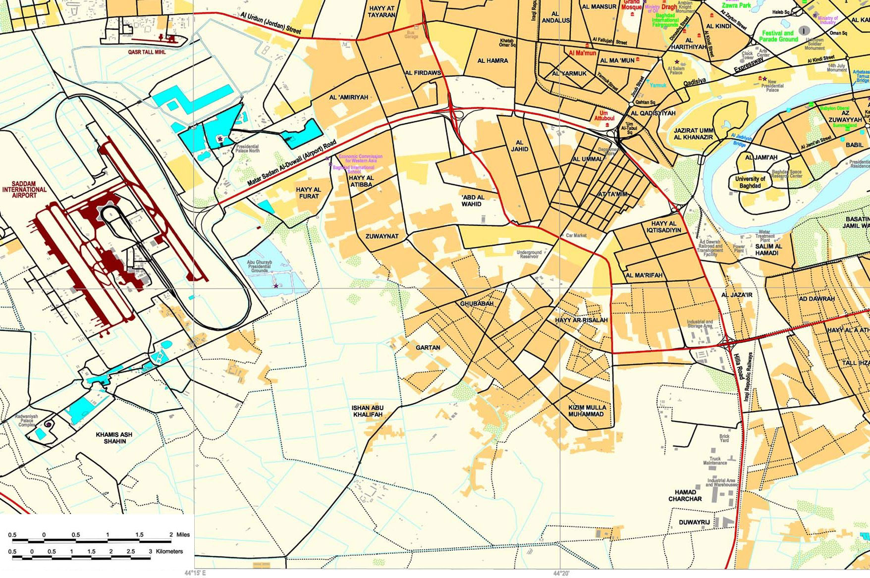 PHOTO CREDIT: Cropped map of Baghdad: The Perry-Casta&ntilde;eda Library Map Collection at the University of Texas