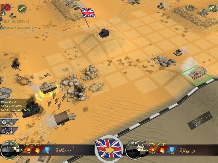 Battle Academy - A desert battle