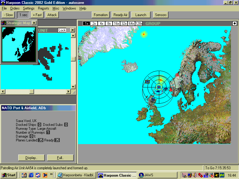SimHQ Review - Harpoon Classic 2002 Gold Edition Beta: A Blind Eye's View