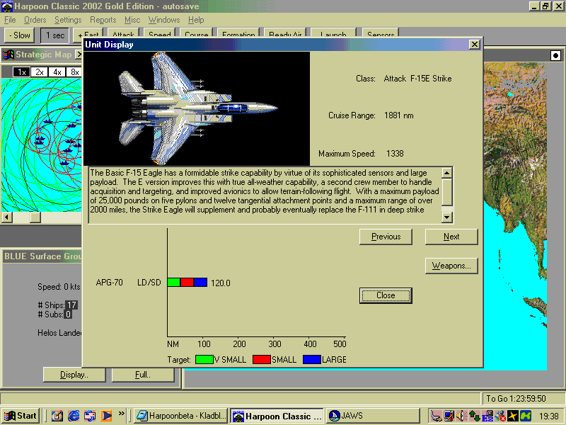 SimHQ Review - Harpoon Classic 2002 Gold Edition Beta: A Blind Eye's View