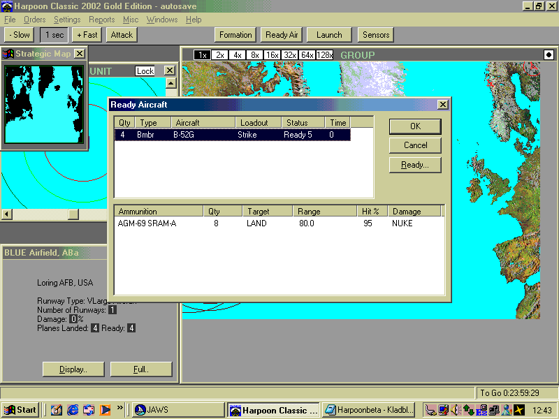 SimHQ Review - Harpoon Classic 2002 Gold Edition Beta: A Blind Eye's View