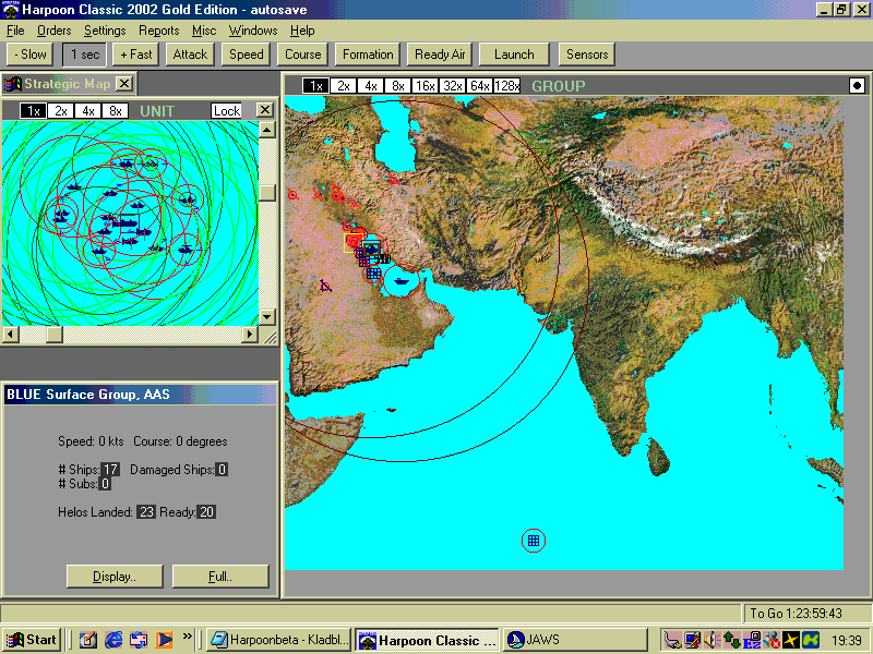 SimHQ Review - Harpoon Classic 2002 Gold Edition Beta: A Blind Eye's View