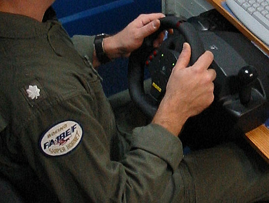 Back in the driver's seat.