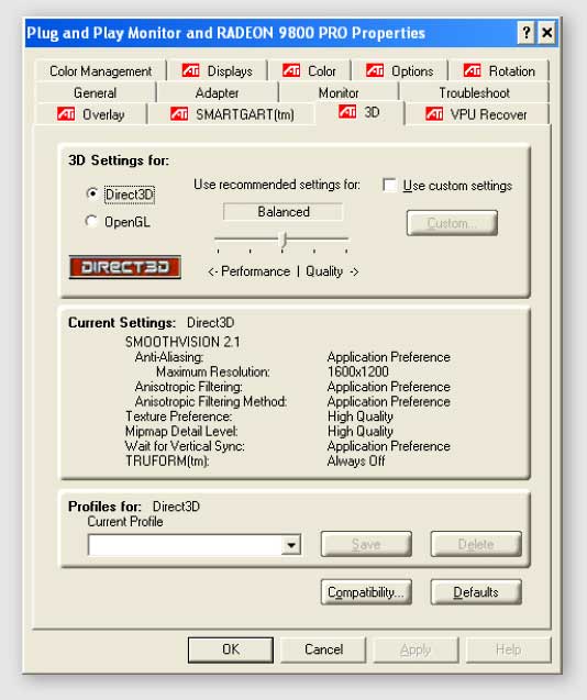 The new Control Panel