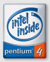 The Intel Pentium 4 logo