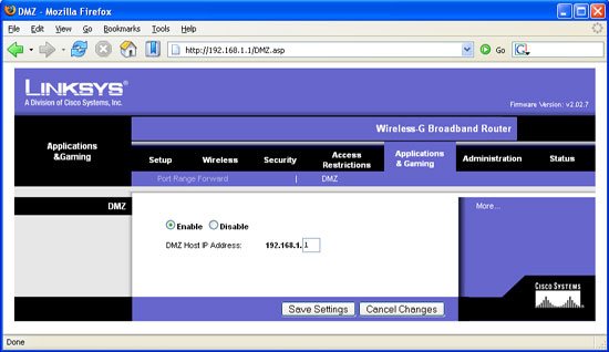 DMZ Screen