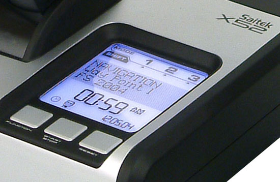 The information panel.