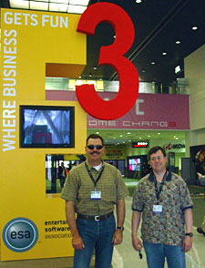 Chunx and WKLINK in the lobby.