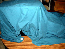 "The Devil with the Blue Sheet On."