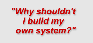 Why shouldn't I build my own system?"