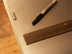 Marking the Door Frame 