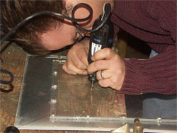 Marking the Fan Hole