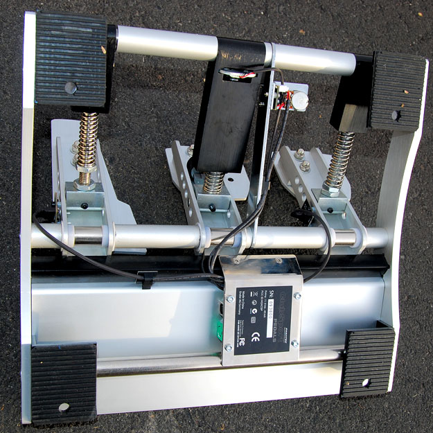 Exposed wires underneath
