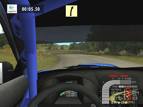 In the RBR drivers seat.