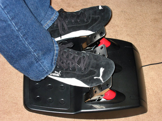 G25 Pedals, meet Puma Cats.