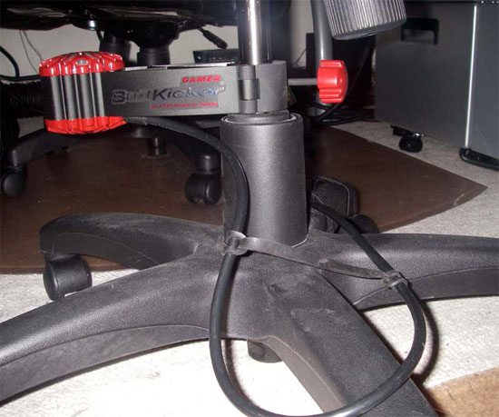 ButtKicker Gamer attachment