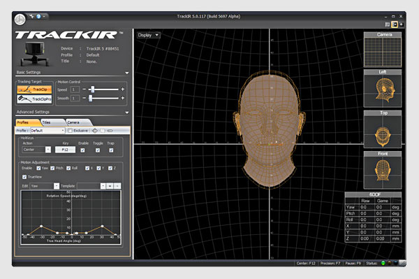 The new TrackIR 5 software.