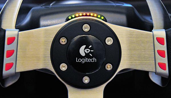 G27 Wheel Hub Lights and Buttons