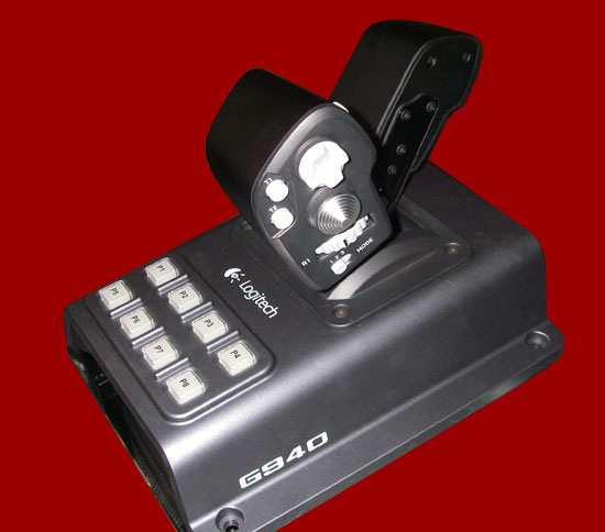 Throttles in the split-throttle configuration allowing control of two engines independently.