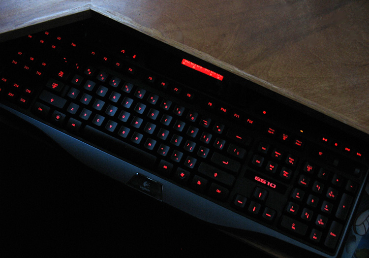 Logitech G510 Keyboard - Backlighting