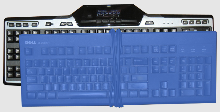 Logitech G510 Keyboard - Size comparison