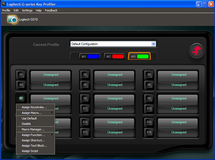 Logitech G510 Keyboard - Logitech G-series Key Profiler