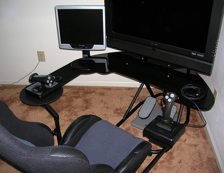 Obutto oZone Gaming Cockpit - flight simulation