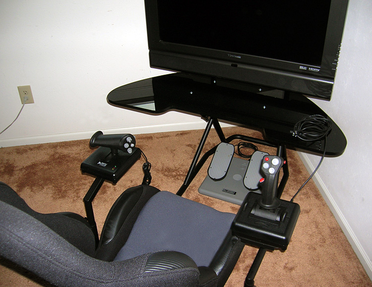 Obutto oZone Gaming Cockpit - flight simulation