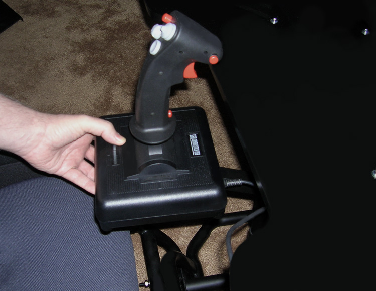Obutto oZone Gaming Cockpit - flight simulation