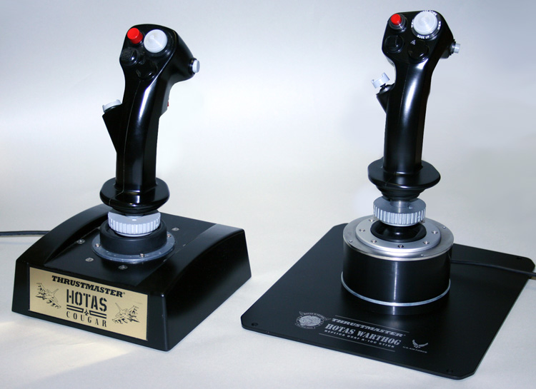 HOTAS Cougar and the HOTAS Warthog Joysticks