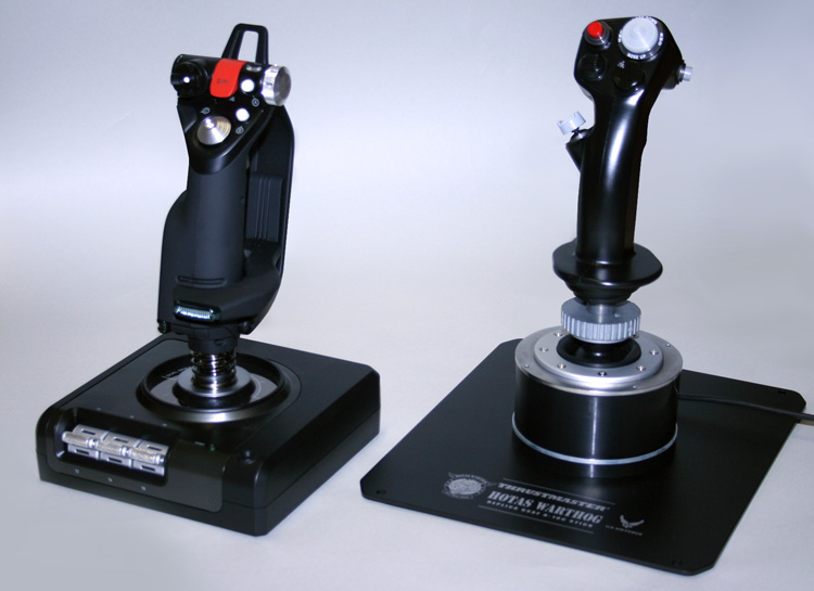 Saitek X-52 Pro Flight and the HOTAS Warthog Joysticks