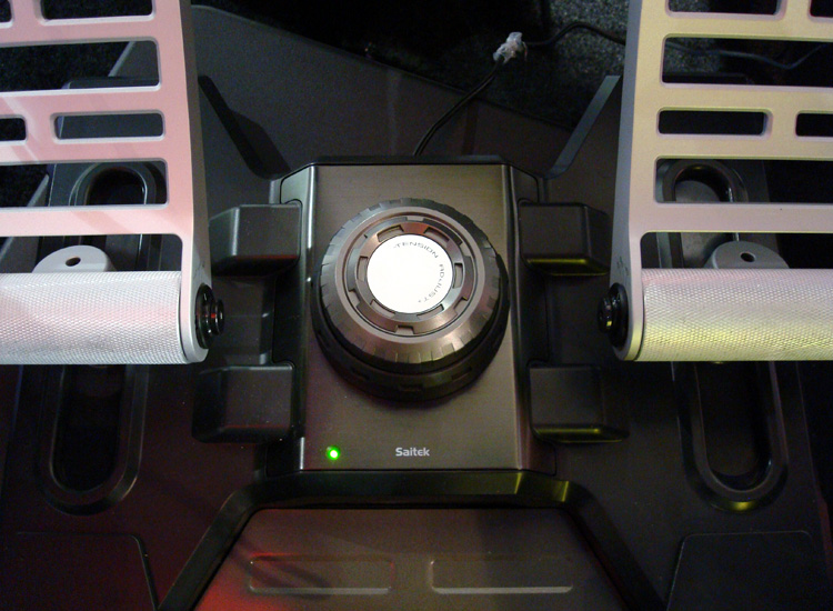 Pro Flight Combat rudder pedals tensioner adjustment up-close