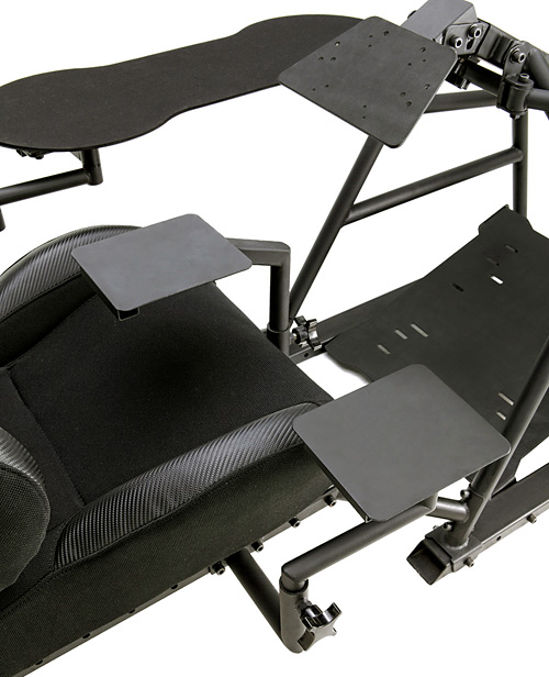 Obutto R3Volution - The mounting plates are interchangeable with the oZone. Shown here with the table top accessory package.