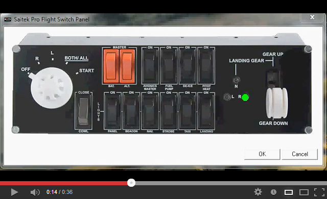 Saitek Pro Panels - Switch Panel test page.