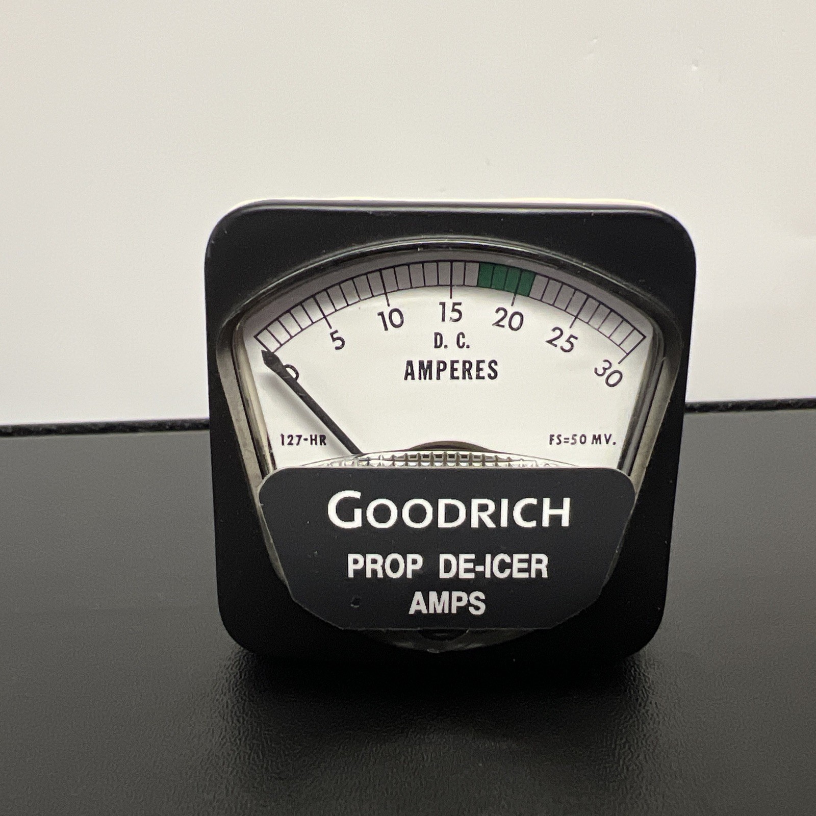 NEW BF Goodrich 3E1389-1 3E13891 Propeller De-icer Ammeter Gauge Green Arc NOS NEW BF Goodrich 3E1389-1 3E13891 Propeller De-icer Ammeter Gauge Green Arc NOS