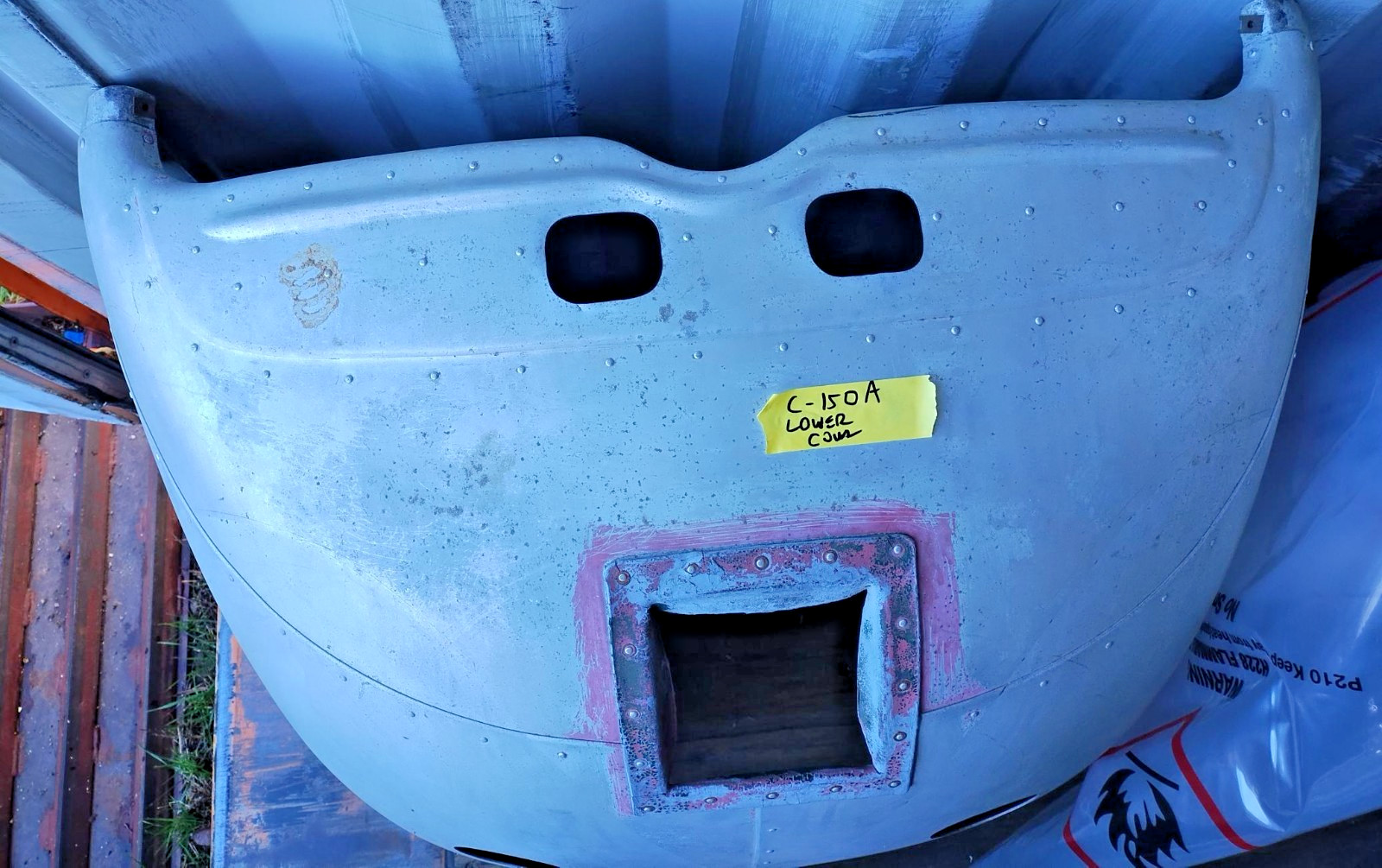Cessna 150 Lower Engine Cowling, P/N 0452002-3, Used Cessna 150 Lower Engine Cowling, P/N 0452002-3, Used