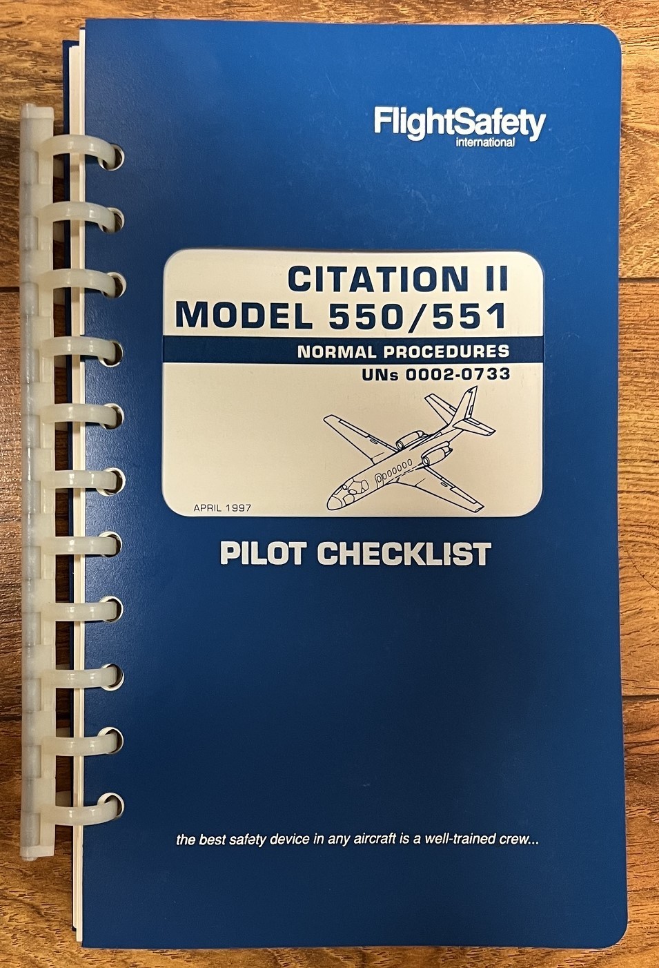 Flight Safety Citation II Model 550 551 Normal and Emer/Abnormal Proc Checklists Flight Safety Citation II Model 550 551 Normal and Emer/Abnormal Proc Checklists