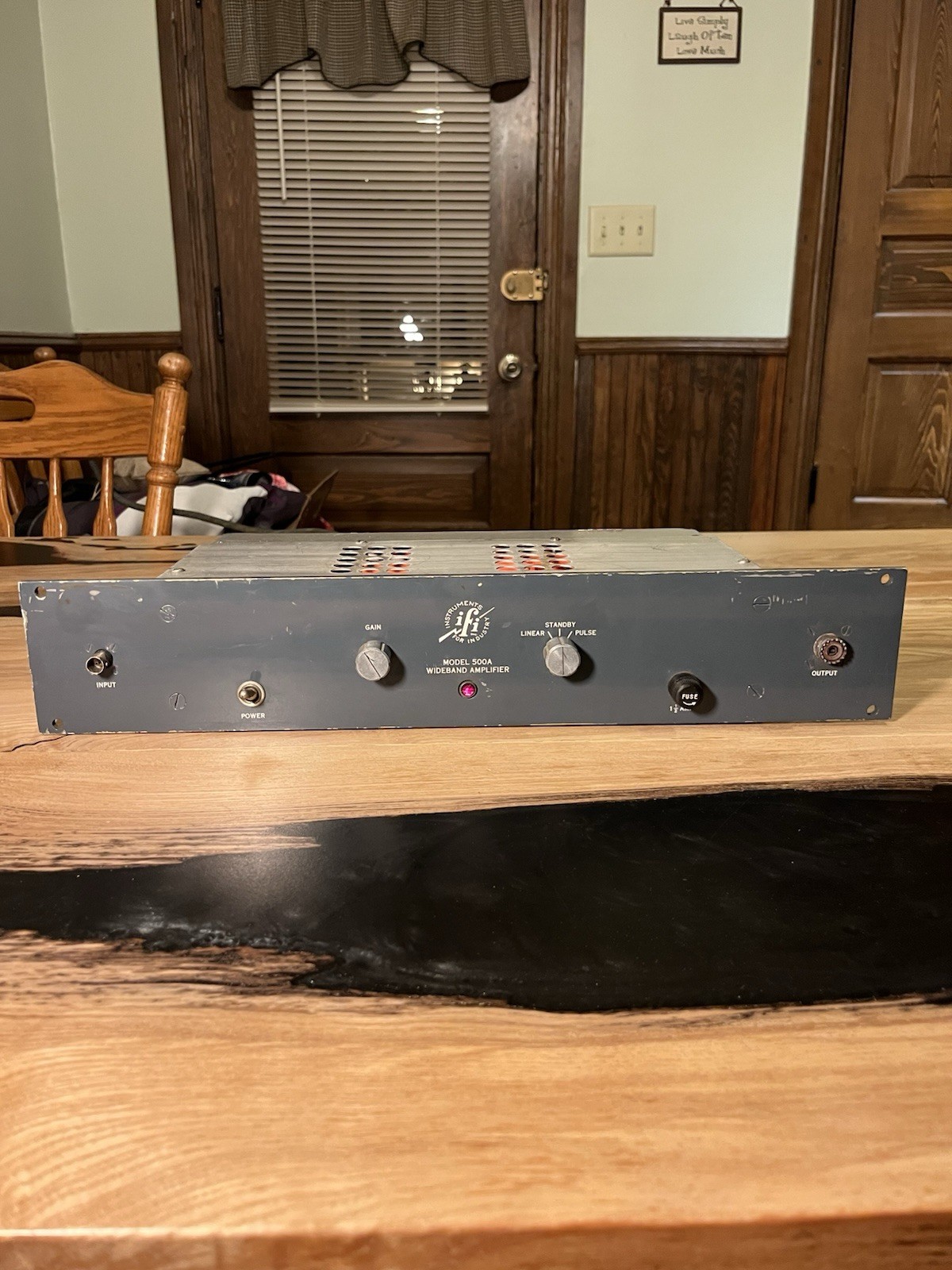 Very Rare IFI Aerospace Wideband Amplifier Model 500A (See Description) Very Rare IFI Aerospace Wideband Amplifier Model 500A (See Description)